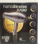 Asciugacapelli ETI NANO STRATOS 3700 phon- colore nero