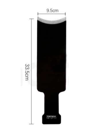 Spatola dentata per balayage h 35. Conf. 2 pz