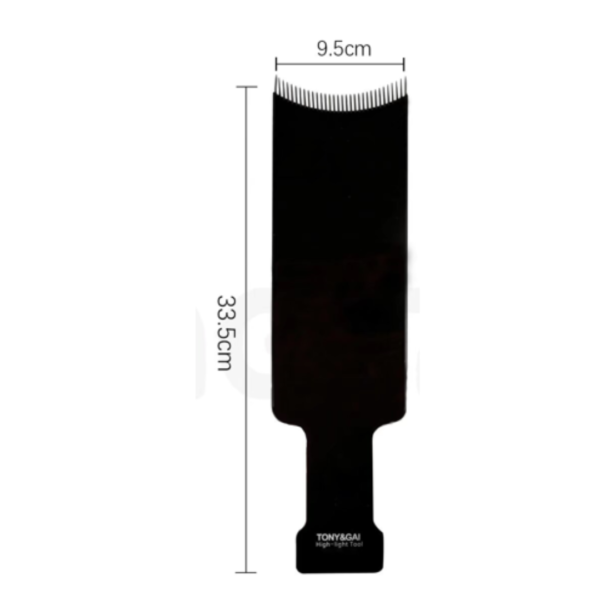 Spatola dentata per balayage h 35. Conf. 2 pz