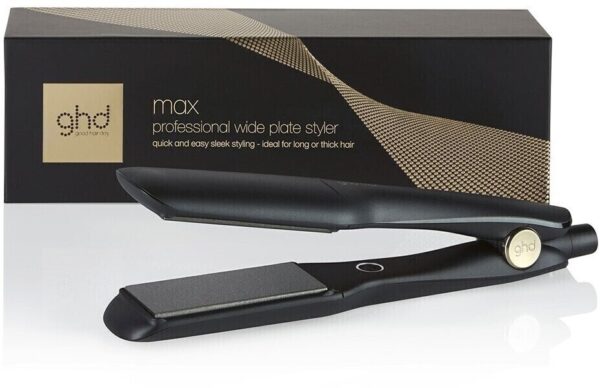 Piastra per capelli GHD Max professional wide plate styler - nero