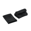 Asciugamano nero antimacchia 50x90 cm - 360 gr - CONF. 12 PZ
