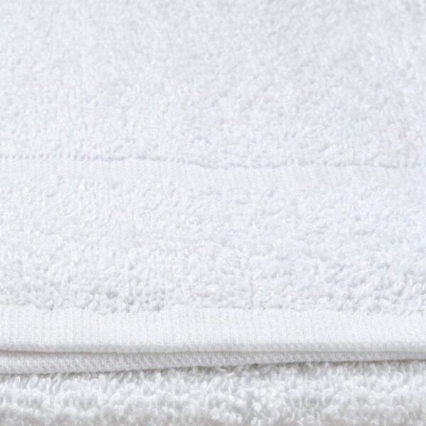 Asciugamano bianco standard 50x90 cm - 360 gr - CONF. 12 PZ - immagine 2