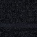 Asciugamano nero antimacchia 50x90 cm - 360 gr - CONF. 12 PZ