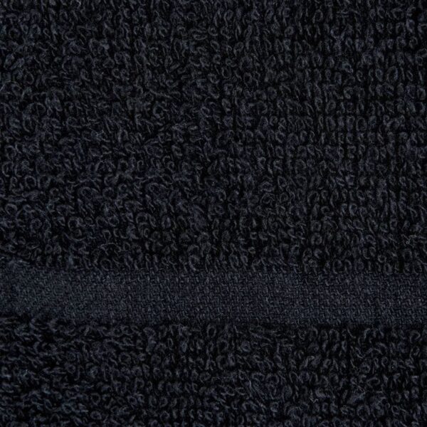 Asciugamano nero antimacchia 50x90 cm - 360 gr - CONF. 12 PZ - immagine 2