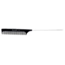 Pettine a coda in metallo PEGASUS 21,5 CM Professionale in Ebanite Antistatica