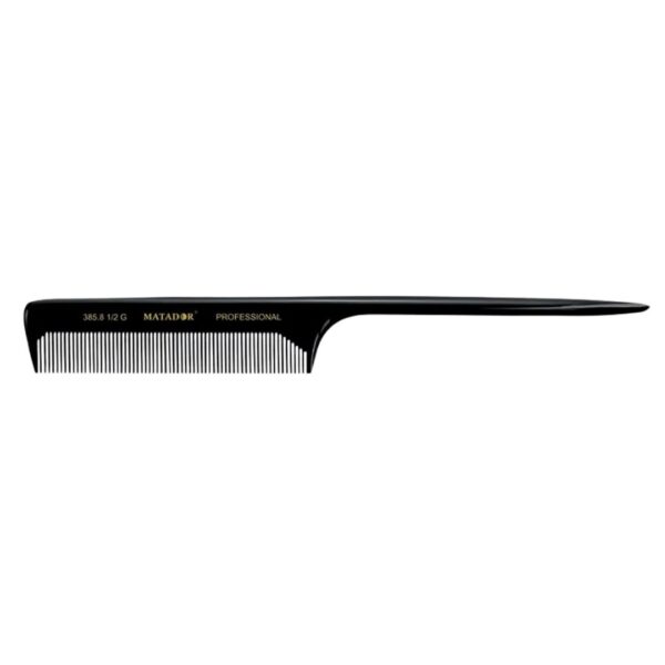 Pettine a coda MATADOR 21,5 CM Professionale in Ebanite Antistatica