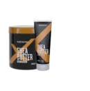 Extremo maschera capelli ricci