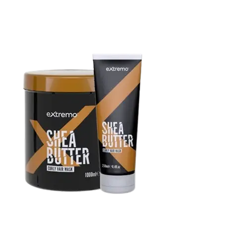 Extremo maschera capelli ricci